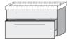 MEUBLE SOUS VASQUE VERITY DESIGN 2 TIROIRS