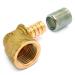 COUDE FEMELLE A VISSER P7090G (la paire)