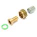 RACCORD DROIT, ECROU LIBRE, JOINT PLAT P7359G (la paire)